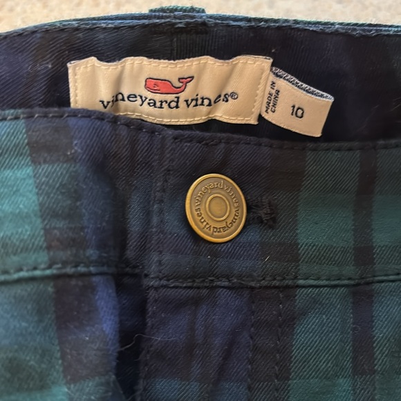 Vineyard Vines plaid pant size 10 - Picture 4 of 8